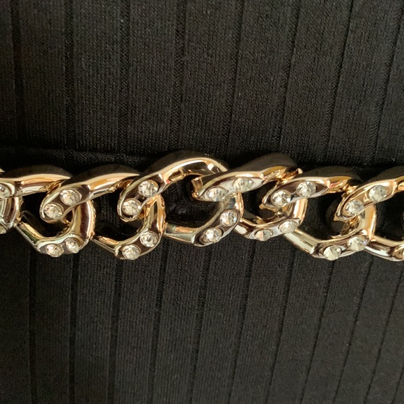 COPY - Akira black maxi dress w gold waist chain - Picture 11 of 11